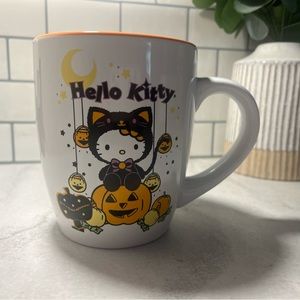 Hello Kitty Halloween pumpkin mug